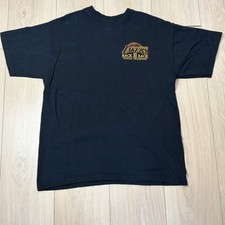 Los Angeles Lakers Back 2 Back Champions 2009 2010 Black Gold Large Shirt