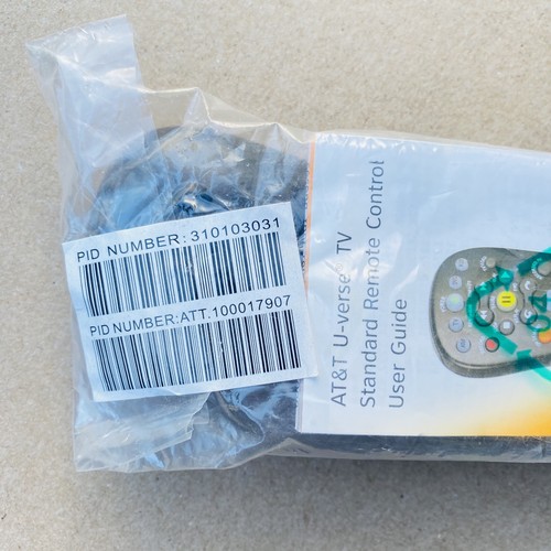 🔥AT&T U-Verse S10-S4 Remote Control with Guide Manual Brand New Sealed - Picture 6 of 6