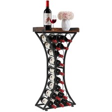 VEVOR 15 Bottle Wine Rack Freestanding Floor ...