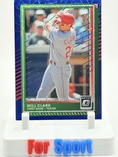 2025 Panini Donruss - Optic Will Clark #64 Blue Velocity Prizm