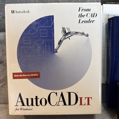 Autodesk AutoCAD LT for Windows CAD & CAM Software (Boxed Software)
