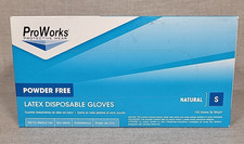 ProWorks Latex Disposable General-Purpose Gloves (gll105fs) Size: Small
