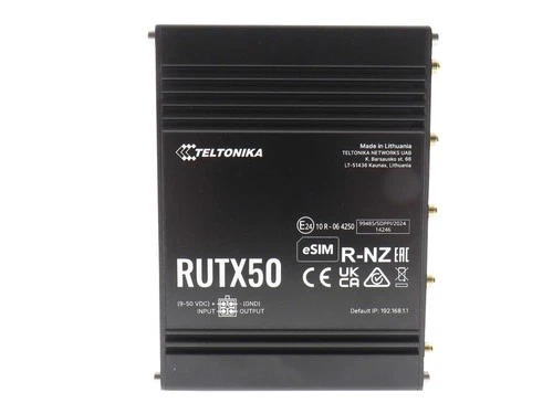 Teltonika 5G / WiFi Router RutX50 eSIM - RUTX50320000