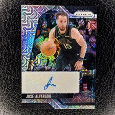 JOSE ALVARADO /25 MOJO Signatures Auto 2024-25 Prizm Basketball Card PELICANS