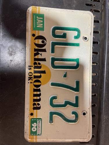 Targa Oklahoma "L'Oklahoma è OK" GLD 732 1990 - Foto 1 di 5