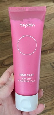 beplain Pink Salt aha bha Cleansing Foam - 120ml 4.05 oz  K-beauty