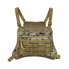 Outdoor Tactical Chest Bag for Men Sports Rig Vest with Magazine Pouch Phone ...