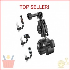 Motorcycle Bike Mount Handlebar Clamp Holder for GoPro Insta360 Accessories, 360