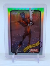 2025 Topps Chrome Marvel Nightcrawler #178 Refractor Near Mint The X-Men