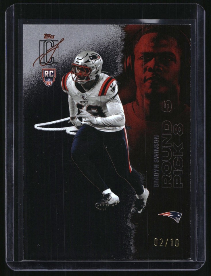 2025 Topps Signature Class #201 Bradyn Swinson Black Gold 02/10
