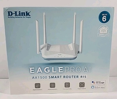 D-Link R32 EAGLE PRO AI AX3200 Smart Router met AI Wi-Fi/Traffic Optimizer AI P