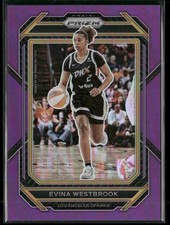 Evina Westbrook 2023-24 Panini Prizm WNBA Purple 073/149 Los Angeles Sparks #51