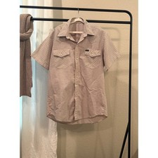Vintage Key Mens Western Pearl Snap Shirt Short Sleeve Plaid Multi Color Large Vintage Key Mens Western Pearl Snap Shirt Short Sleeve Plaid Multi Color Large