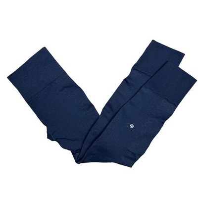 Lululemon Jogger Leggings Womens Small Blue Knit Rib Cuff Mid Rise Yoga Athletic