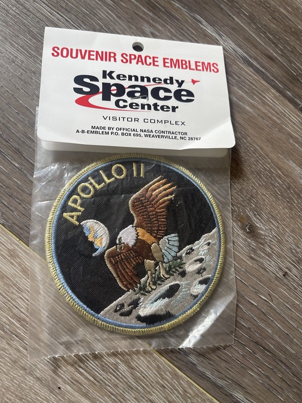 Kennedy Space Center Apollo 11 Embroidered Patch Badge 4” NEW open package