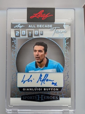 Italian Soccer Legends Auto & Relic Buffon Auto Tonali Auto Pirlo Patch