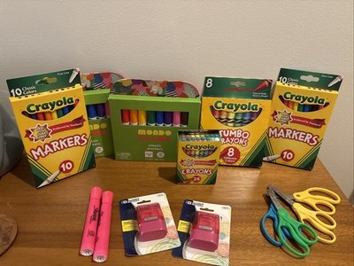 Lot Of School Supplies 14 Items