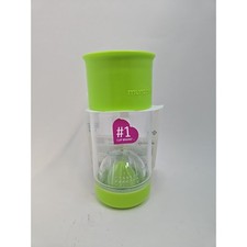 Munchkin Miracle 360 Fruit Infuser Sippy Cup, 14 Ounce, Green