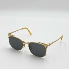 Jean Paul Gaultier Vintage Sunglasses Gold/Black 56mm Used