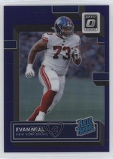 2022 Panini Donruss Optic Rated Rookie Purple Prizm 34/50 Evan Neal #251 15ej