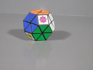 Polyhedral 14 Sided Twisty Puzzle Rubik's Cube-Like Unusual Puzzle! 2 inch Tall