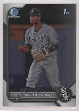 2022 Bowman Draft Chrome Jordan Sprinkle #BDC-183 0t0c