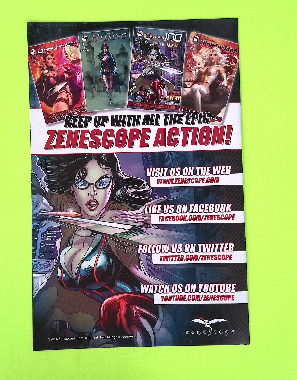 Charmed Season 10 #2 2014 Zenescope Entertainment, Inc. Higher Grade RY17-153