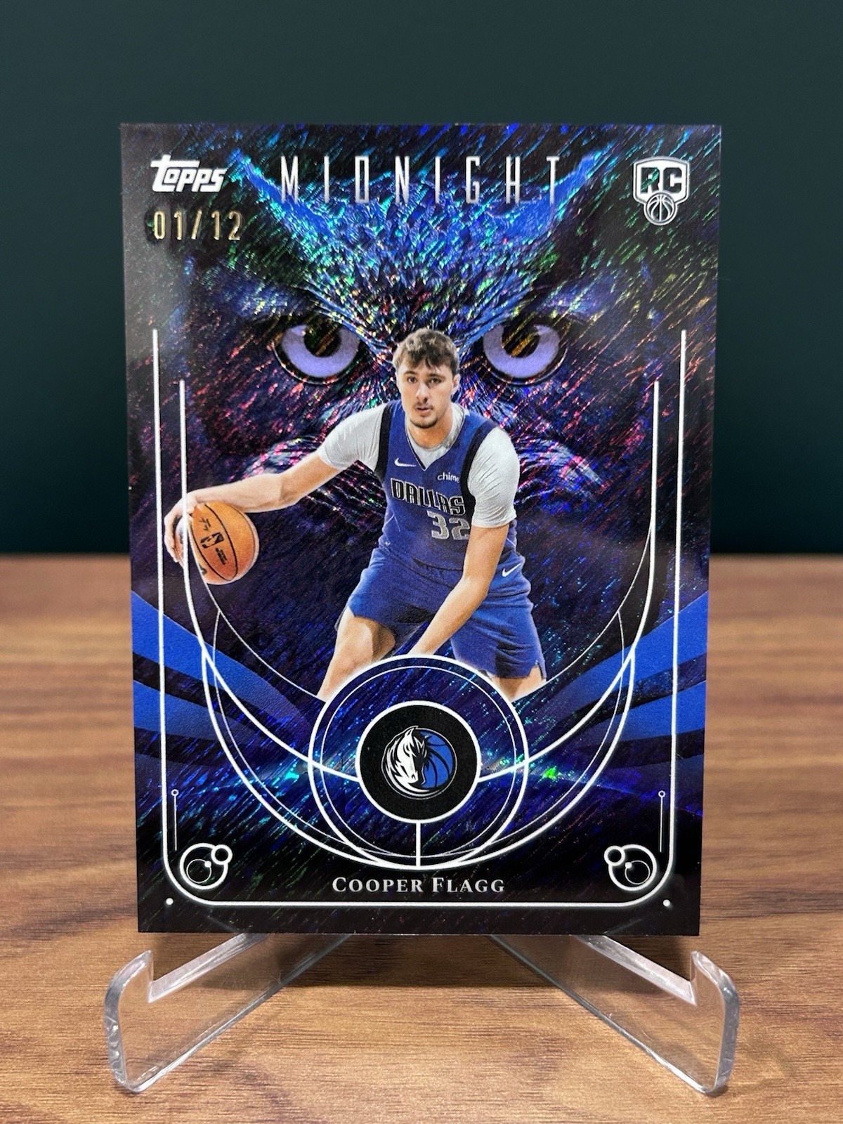 2025 Topps Midnight Cooper Flagg Rookie 01/12 Midnight Night Owls #NO-16