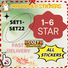 Mono_Poly GO Stickers ,6stars,5stars, 4stars, 🔥 🔥 🔥 SUPER FAST⚡⚡🤝🤝