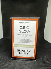 Sunday Riley CEO Glow Vitamin C + Tumeric Fave Oil 15ml New In Box
