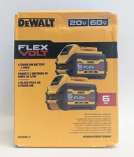 DeWalt DCB606-2 20V/60V MAX FlexVolt 6.0Ah Lithium Ion Battery ( 2-Pack)