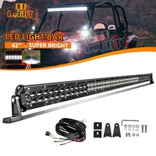 42'' LED Lightbar 12/24V Arbeitsscheinwerfer Offroad f&uuml;r Can-Am Maverick Polaris