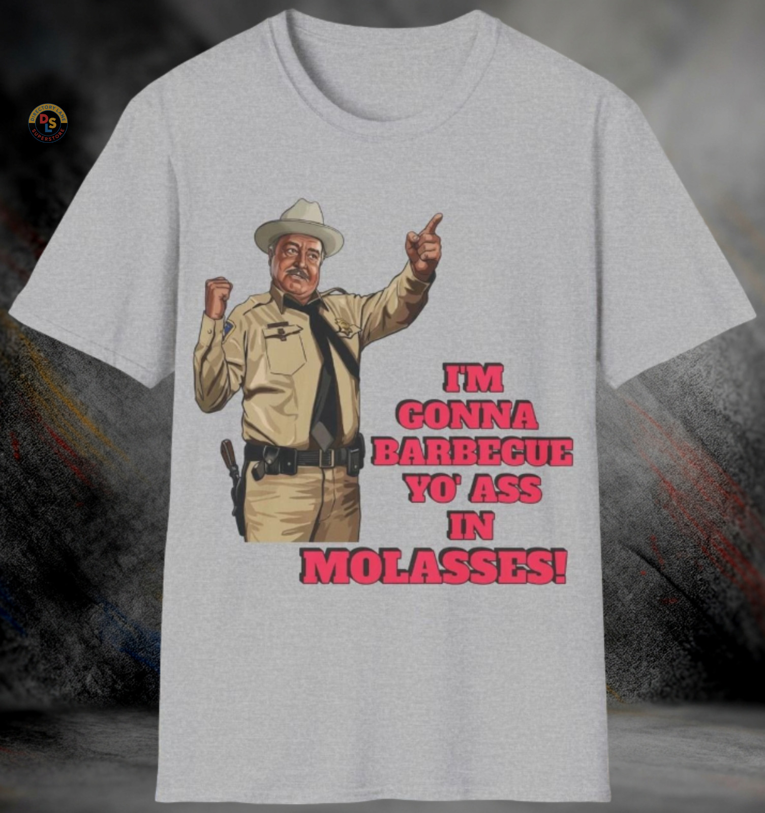 Buford T. Justice Barbecue Molasses T-Shirt | Softstyle Tee
