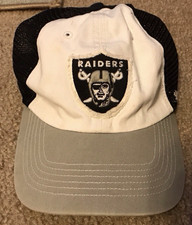 Las Vegas Raiders ’47 Brand Trucker Hat Black White Gray NFL Adjustable