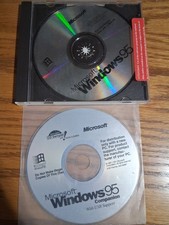 Microsoft Windows 95 And Windows 95 Companion CDs No KEY Untested