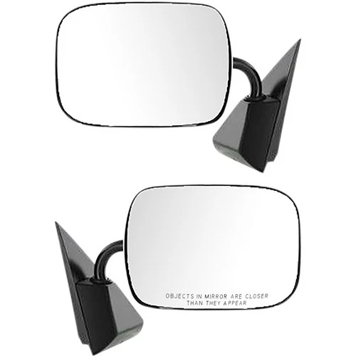 Mirrors For 1988-1998 Chevrolet K1500 88-00 K2500 Left and Right Manual Chrome
