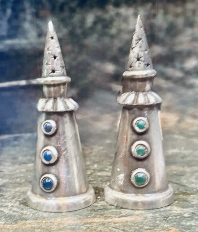 Roux-Marquiand Salt & Pepper Shakers Merlin the Enchanter Design by Jean Boggio