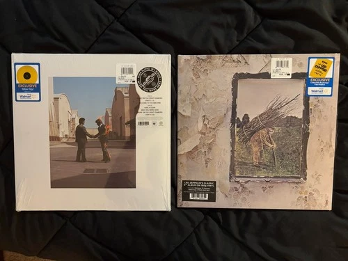 LED ZEPPELIN-4  & PINK FLOYD -WISH YOU WERE HERE -VINYL LOT