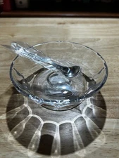 Tipperary Crystal Jam Dish & Spoon Set NEW!! Ireland