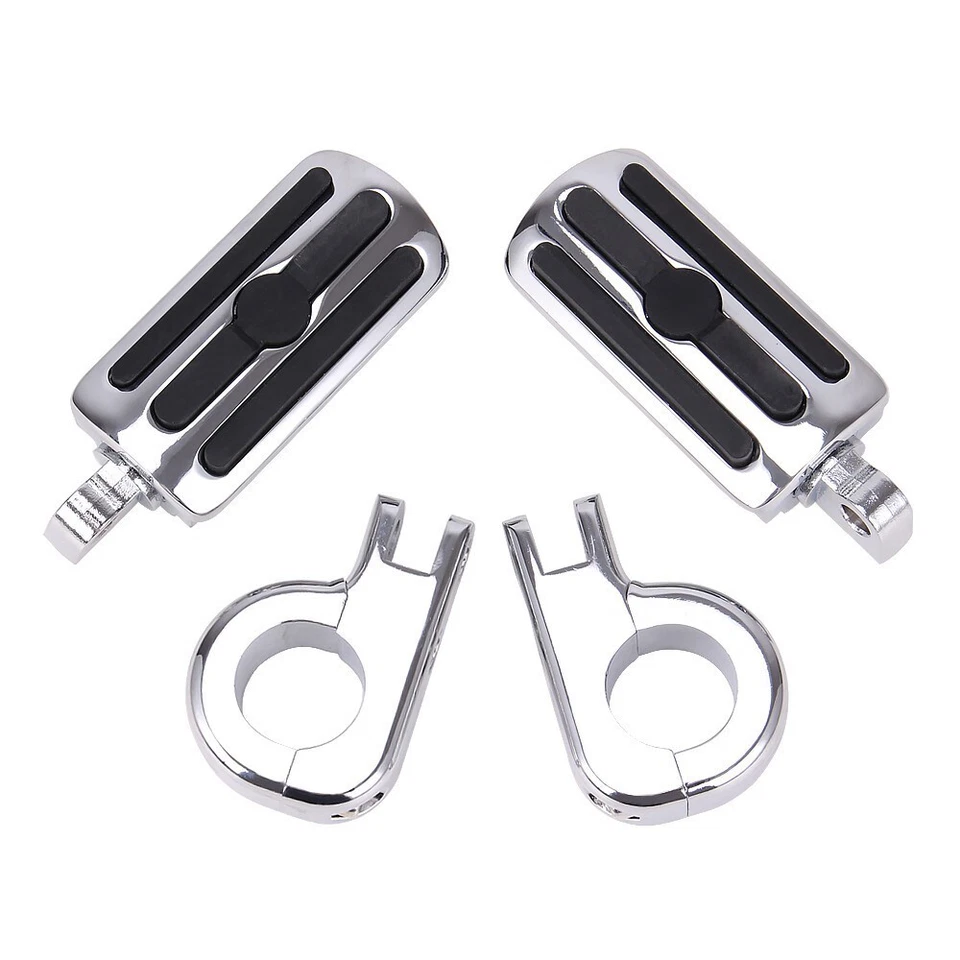 Clavija de pie protectora de motor de carretera de 1,25" para Harley Touring Electra Road Street Glide Foto 4 de 4