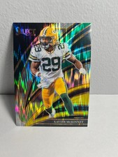 2025 Panini Select - Club Level Xavier McKinney #266 Green & Yellow Shock Prizm