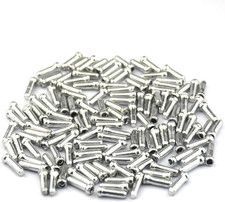 100 Pieces Silver Bicycle End Cap, End Sleeves, Used for Brake Cable Shift Cable