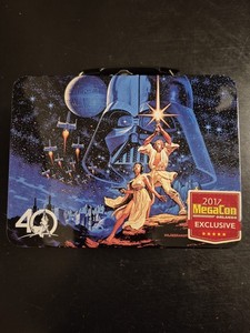 STAR WARS NEW HOPE 40TH ANNIVERSARY 2017 MegaCon Exclusive Metal Lunchbox
