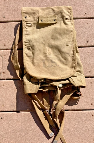 WW2 US Army Military M1928 M28 Haversack Backpack Pack Field Gear Equipment
