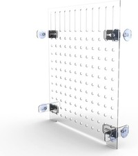 Aquarium Fish Tank Divider Acrylic Isolation Grid Board 30x40cm, Transparent
