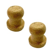 Cork Pipe Knocker Pipe Cleaners w/ Adhesive Ashtray Cleaning Tool 2x