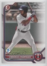 2022 Bowman 1st Edition Emmanuel Rodriguez #BPPF-117 0pl9