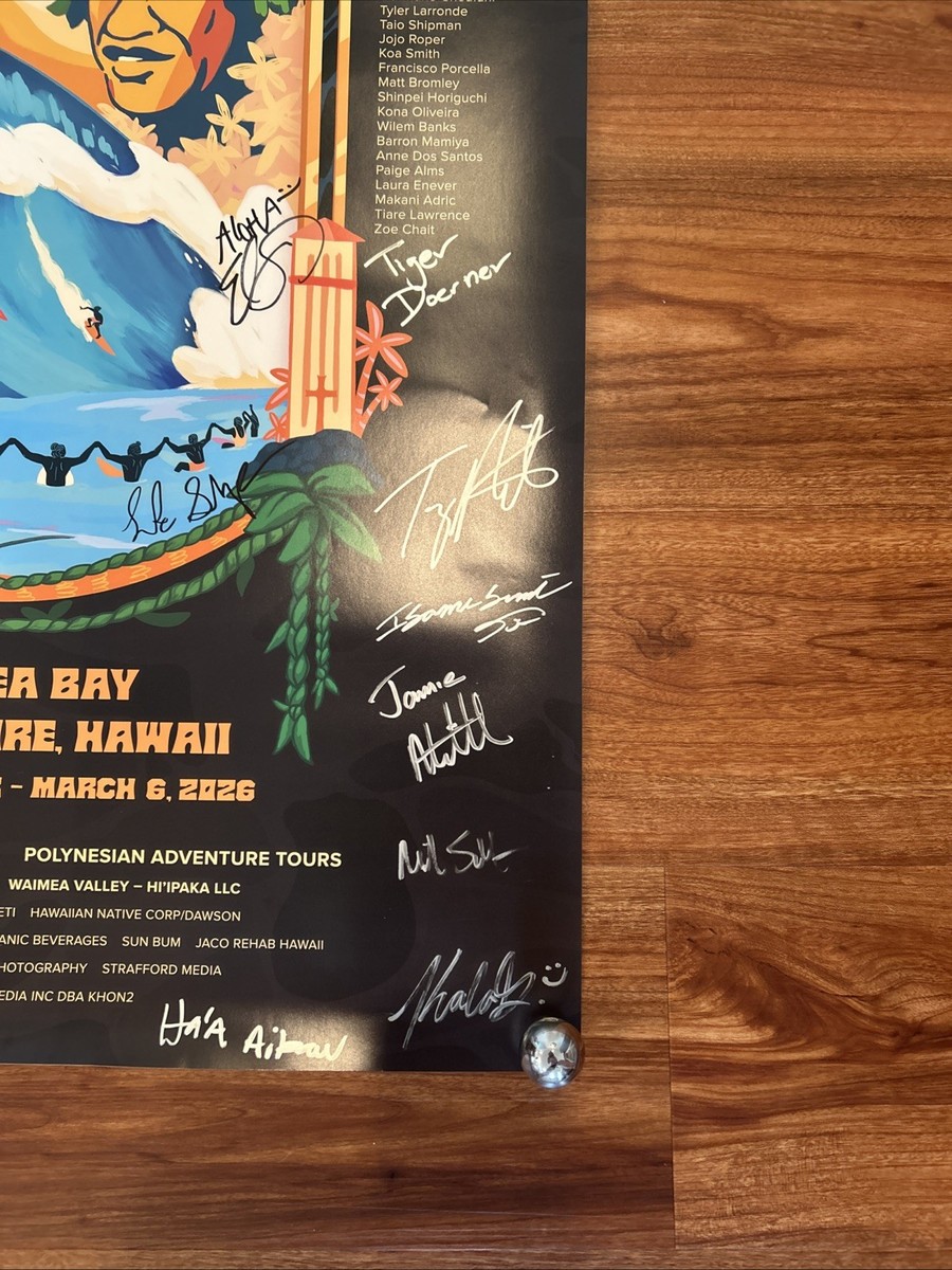 25/26 Ripcurl The Eddie Aikau Big Wave Invitational Surf Poster