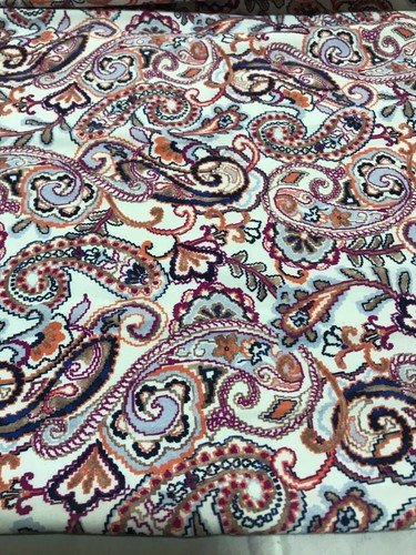 Lands End Dress Size 2X Paisley Shift Beachy 100% Cotton Summer Beach Vacation - Picture 10 of 11