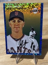 Jack Larsen /199 BLUE MINI DIAMOND ROOKIE SP 2023 Topps Chrome Platinum Giants 
